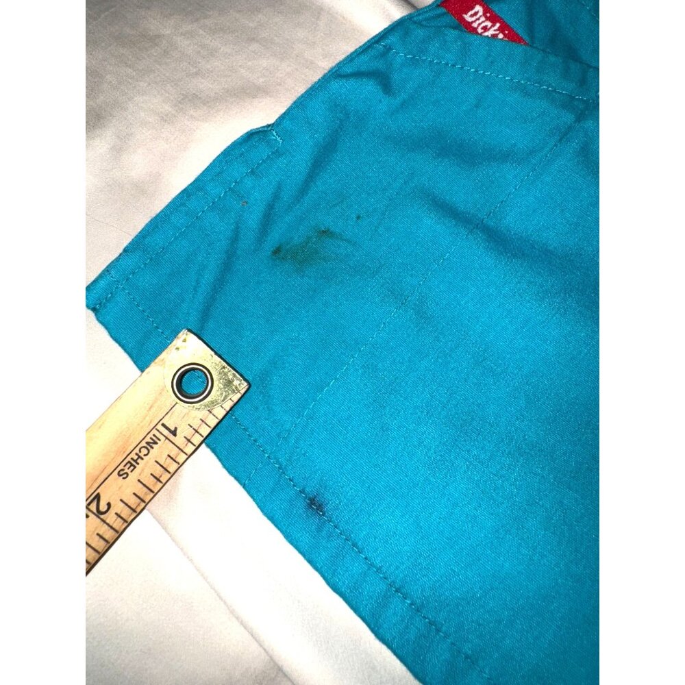 Dickies Teal Scrub Set V-Neck Top & Elastic Waist Pants Size LG/GG - Picture 5 of 16